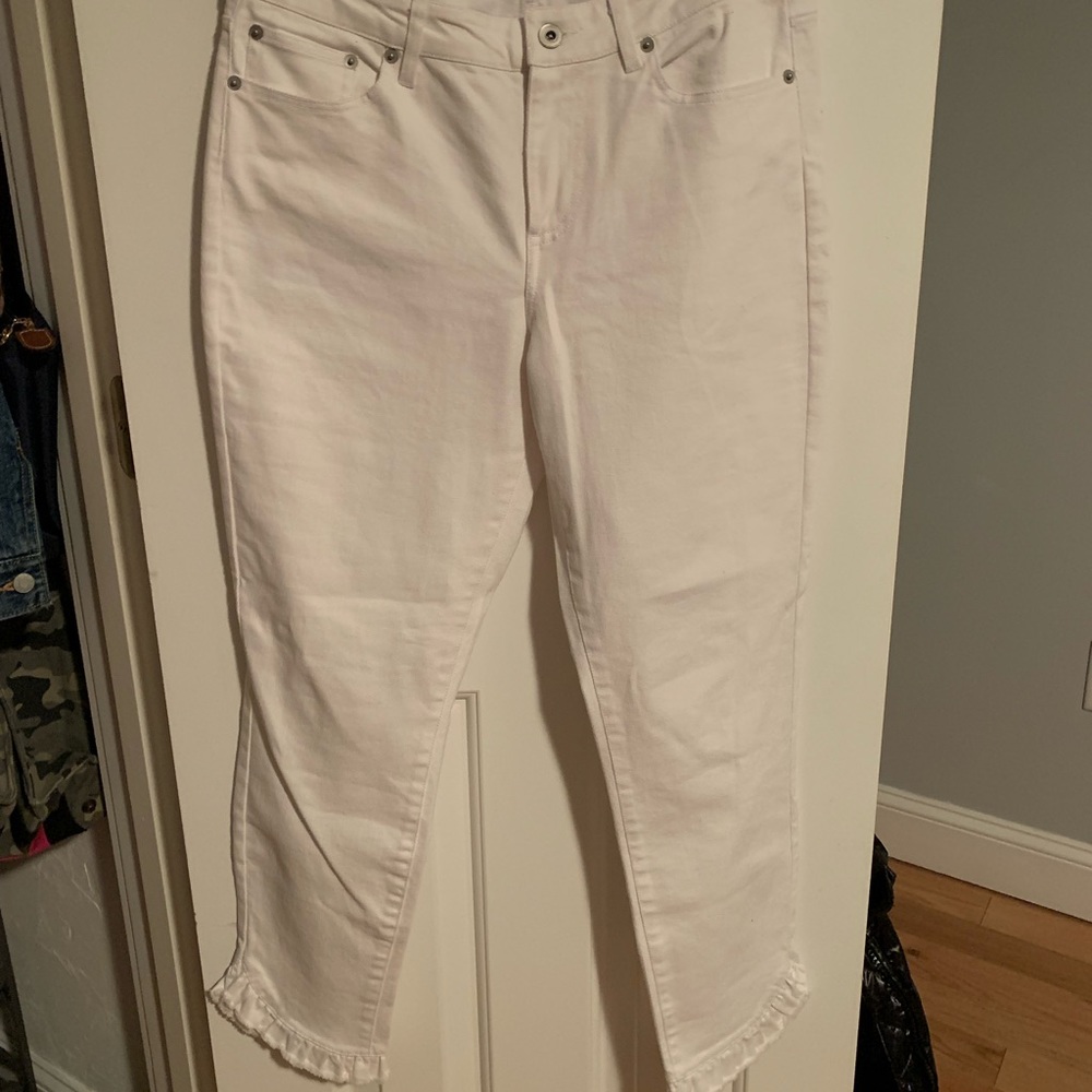 CeCe White Jeans